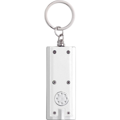 KEY HOLDER KEYRING with a Light in White.