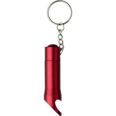 BOTTLE OPENER with Torch in Red.