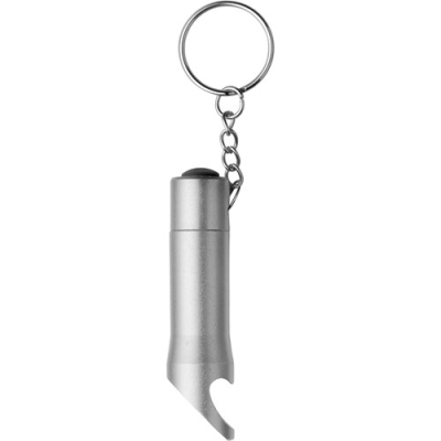 BOTTLE OPENER with Torch in Silver.