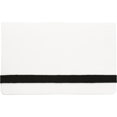 CARD CASE with Sticky Tabs in White.