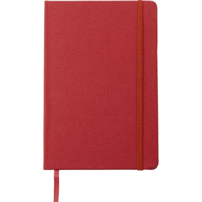 A5 RPET NOTE BOOK in Red.