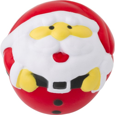 FATHER CHRISTMAS SANTA STRESS BALL in Red.