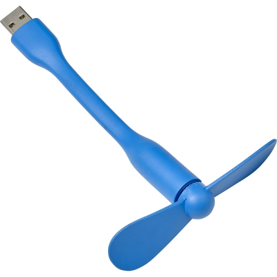 USB FAN in Light Blue.
