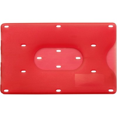 BANK CARD HOLDER in Red.