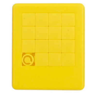 SLIDING PUZZLE GAME in Yellow.