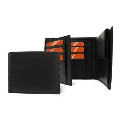 SANDRINGHAM NAPPA LEATHER THREE WAY WALLET with Coin Pocket.