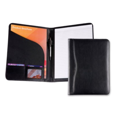 BALMORAL BONDED LEATHER A4 DELUXE CONFERENCE FOLDER.