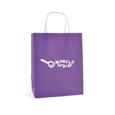 BRUNSWICK MEDIUM PAPER BAG in Purple.