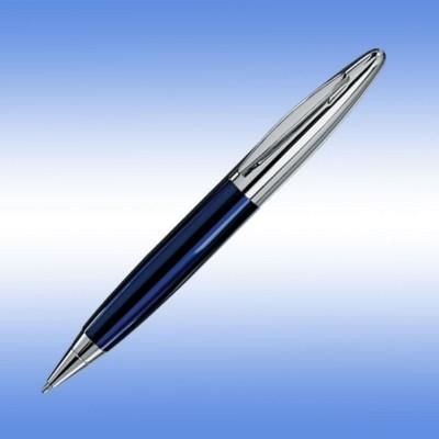 LPC 016 BALL PEN in Blue with Silver Trim.