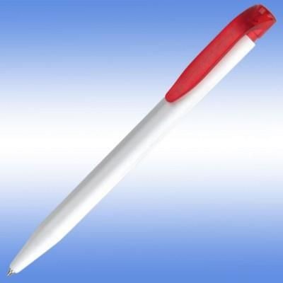 HARRIER EXTRA BALL PEN in White with Red Trim.