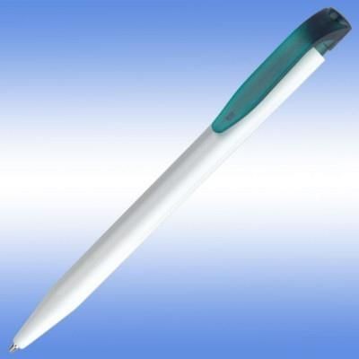 HARRIER EXTRA BALL PEN in White with Green Trim.
