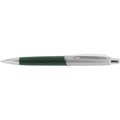 PEGASUS BALL PEN in Green with Silver Trim.