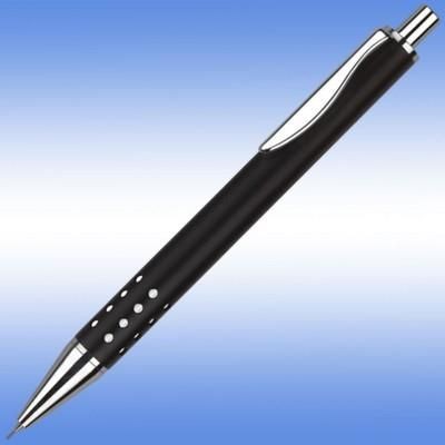 TECHNO MECHANICAL PROPELLING PENCIL in Black with Silver Trim.