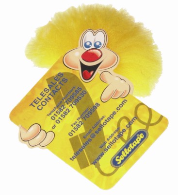 CREDIT CARD ADMAN BUG CHARACTER with Full Colour Print.