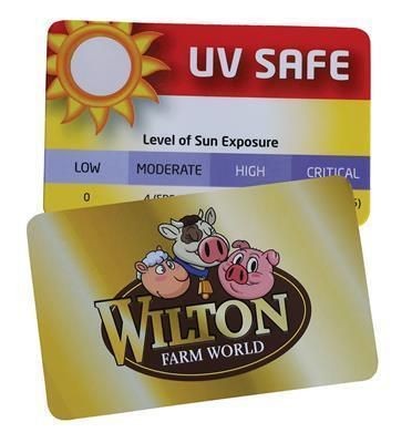 CREDIT CARD UV SUN GAUGE.