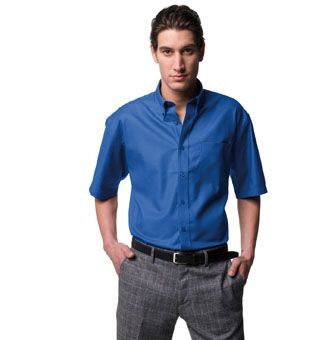 RUSSELL COLLECTION EASY CARE OXFORD SHIRT.