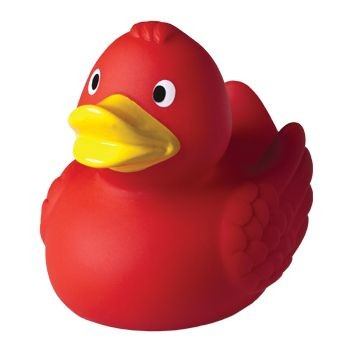 RED RUBBER DUCK.