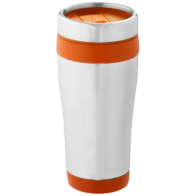 ELWOOD 410 ML THERMAL INSULATED TUMBLER in Silver-orange.