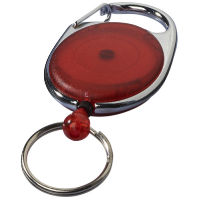 GERLOS ROLLER CLIP KEYRING CHAIN in Red.
