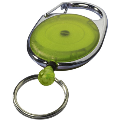 GERLOS ROLLER CLIP KEYRING CHAIN in Lime.