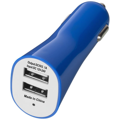 POLE DUAL CAR ADAPTER in Royal Blue.