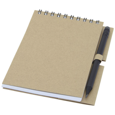 LUCIANO ECO WIRE NOTE BOOK with Pencil - Small in Natural.