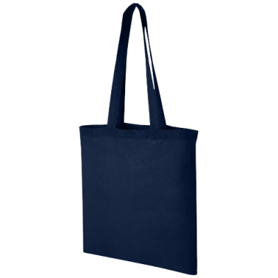 MADRAS 140 G-M² COTTON TOTE BAG in Navy.