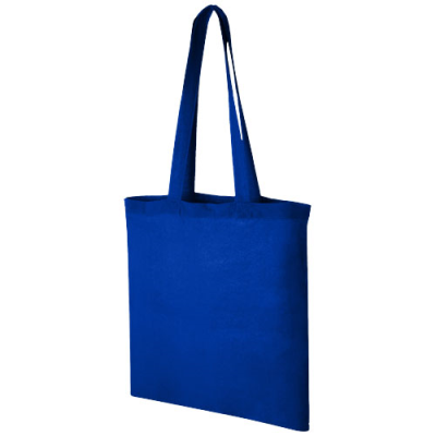 MADRAS 140 G-M² COTTON TOTE BAG in Royal Blue.