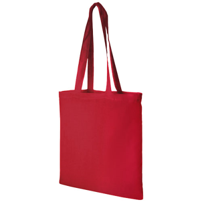 MADRAS 140 G-M² COTTON TOTE BAG in Red.