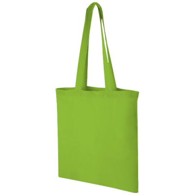MADRAS 140 G-M² COTTON TOTE BAG in Lime.