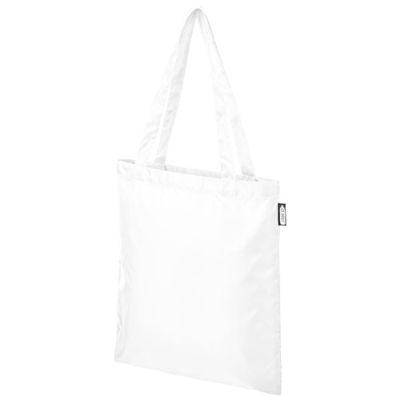 SAI RPET TOTE BAG in White Solid.