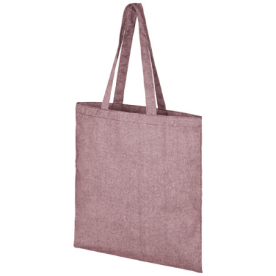 PHEEBS RECYCLED COTTON TOTE in Heather Maroon.