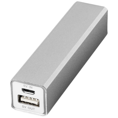 VOLT 2200 MAH POWER BANK in Silver.