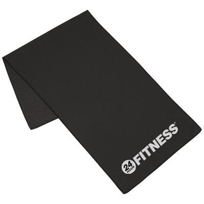 ALPHA FITNESS TOWEL in Black Solid.