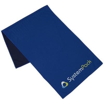 ALPHA FITNESS TOWEL in Royal Blue.