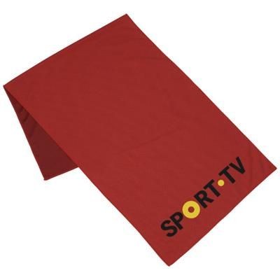ALPHA FITNESS TOWEL in Red.