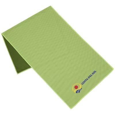 ALPHA FITNESS TOWEL in Lime.