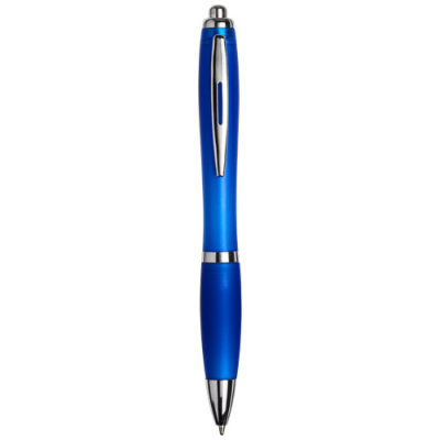 FROSTED CURVY BALL PEN-BL in Blue.