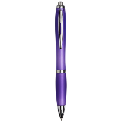 FROSTED CURVY BALL PEN-PP in Purple.