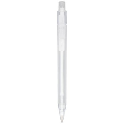 CALYPSO FROSTED BALL PEN in Frosted White.
