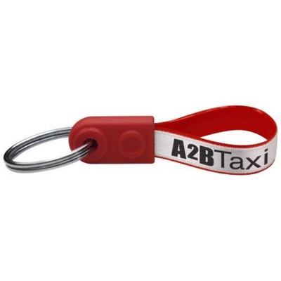 AD-LOOP ® MINI  KEYCHAIN in Red.