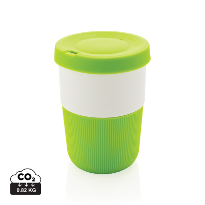 PLA CUP COFFEE TO GO 380ML in Green.