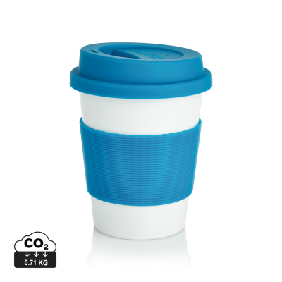 ECO PLA COFFEE CUP in Blue.