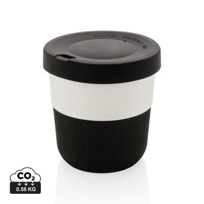 PLA CUP COFFEE TO GO 280ML in Black.