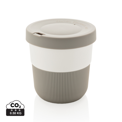 PLA CUP COFFEE TO GO 280ML in Grey.
