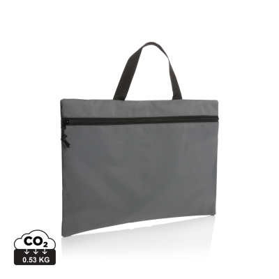 IMPACT AWARE™ LIGHTWEIGHT DOCUMENT BAG in Anthracite.