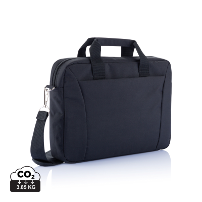 15,4 INCH EXHIBITION LAPTOP BAG PVC FREE in Black.