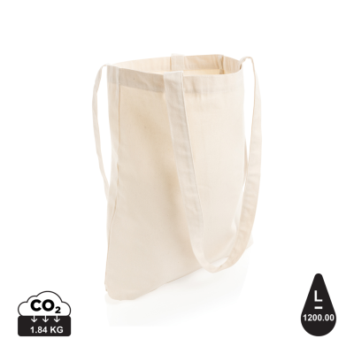 IMPACT AWARE™ RECYCLED COTTON TOTE in White.
