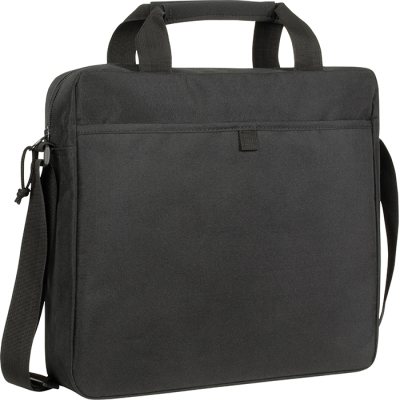 CHILLENDEN ECO RECYCLED BUSINESS BAG in Black.