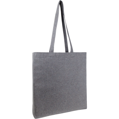 NEWCHURCH ECO RECYCLED COTTON BIG TOTE SHOPPER in Grey.